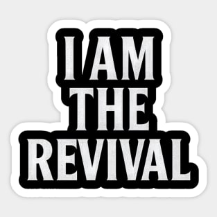 I Am The Revival Ezekiel Christian Gift Sticker